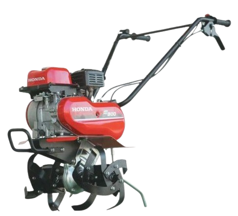 Power Tiller Cultivator - 1395x900x1080 Mm, Red And Black | Durable, Easy To Use, Fully Adjustable, High Quality, High Strength, 4 Stroke Petrol Engine