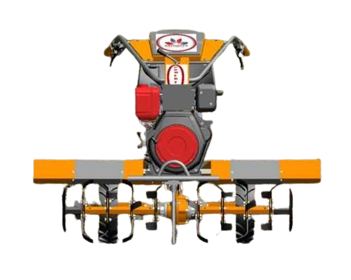 Metal Grey And Yellow Colour Diesel Fuel 'Type 8 Hp Power Weeder For Agriculture