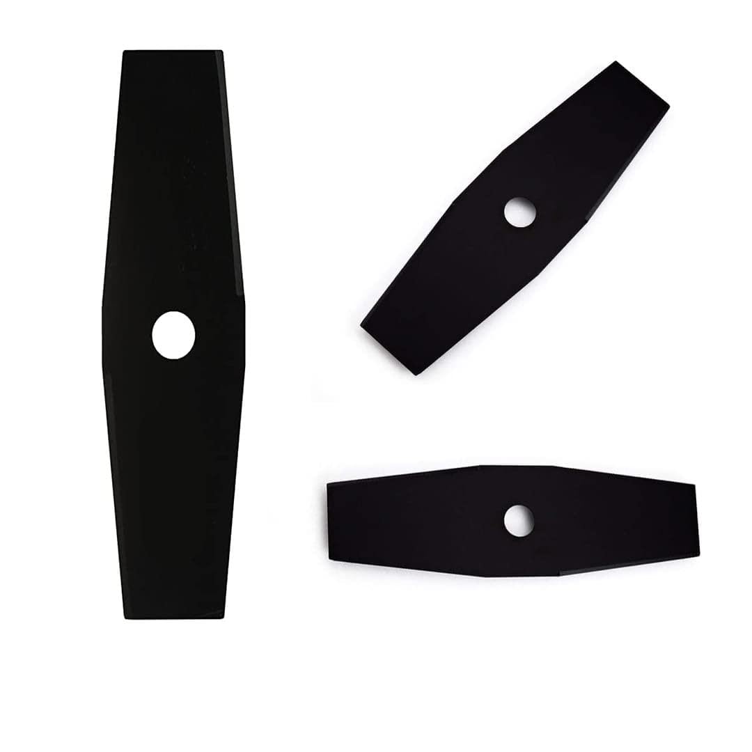 Round Agriculture Brush Cutter Blade - 255mm High-speed Steel, Polished Silver Finish | Exceptional Wear Resistance, Double-cut Design, Perfect For Trimming Weeds