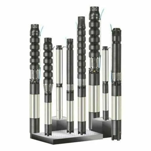 Standard Three Phase Agriculture Blue Submersible Motor Pump - Cast Iron, Blue, High Pressure, Electric Ampere